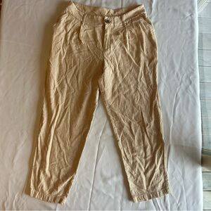 Women’s a new day linen ankle pants, size 6- like new!